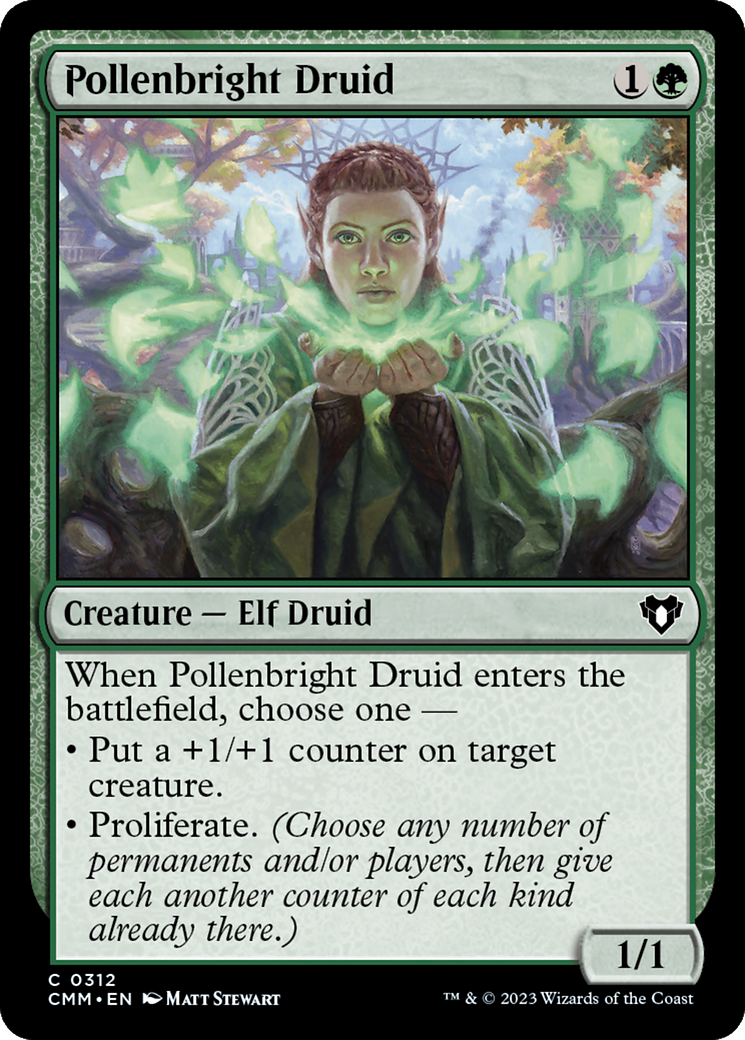Pollenbright Druid [Commander Masters] | Game Grid - Logan