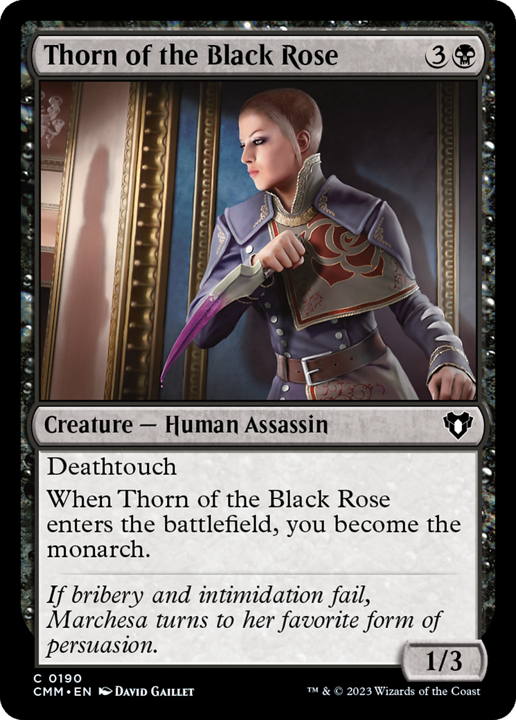 Thorn of the Black Rose [Commander Masters] | Game Grid - Logan