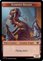 Scorpion Dragon // Plot Double-Sided Token [Outlaws of Thunder Junction Tokens] | Game Grid - Logan