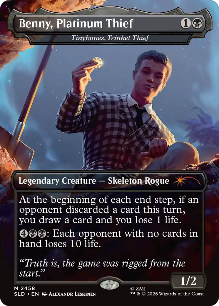 Benny, Platinum Thief - Tinybones, Trinket Thief [Secret Lair Drop Series] | Game Grid - Logan