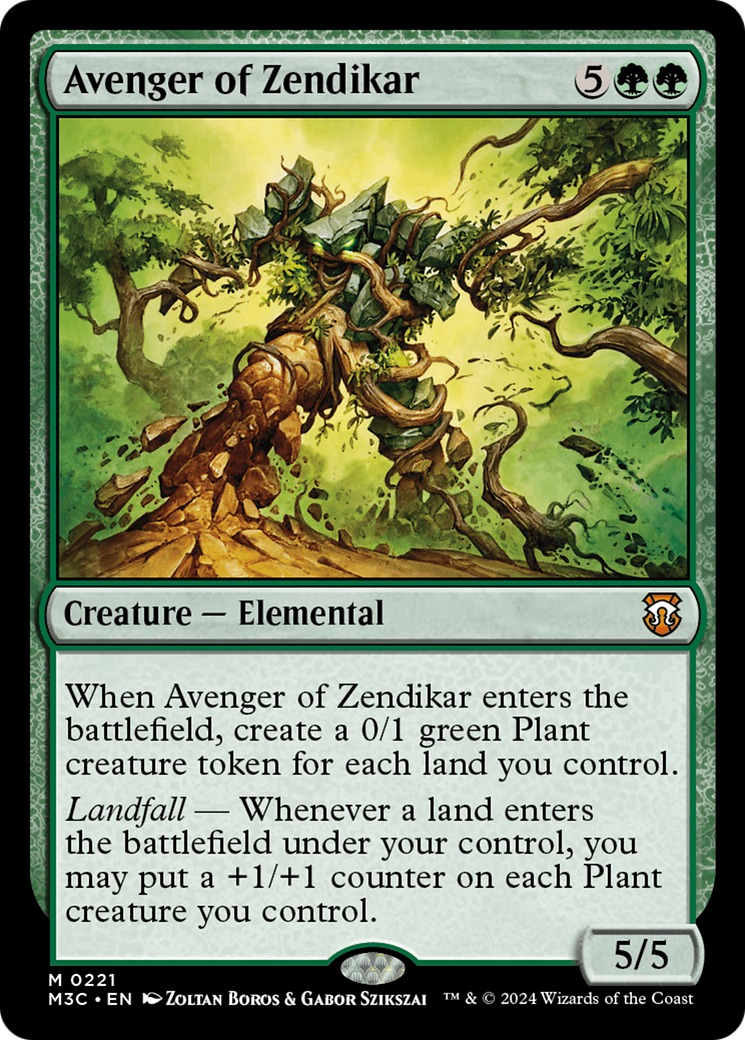 Avenger of Zendikar (Ripple Foil) [Modern Horizons 3 Commander] | Game Grid - Logan