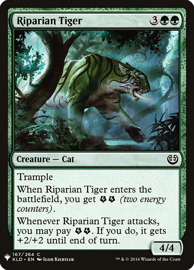 Riparian Tiger [Mystery Booster] | Game Grid - Logan