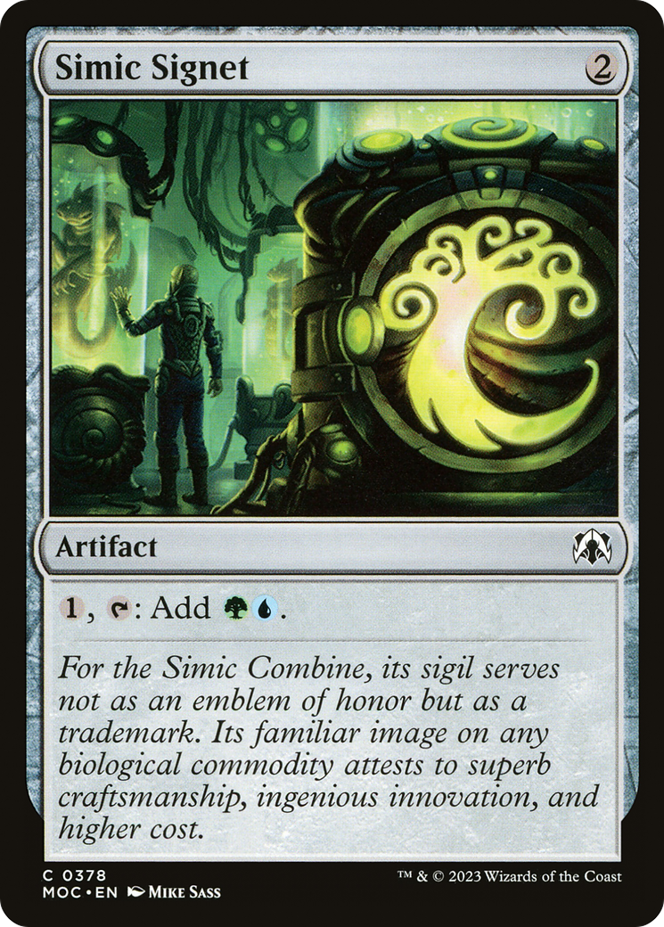 Simic Signet [March of the Machine Commander] | Game Grid - Logan