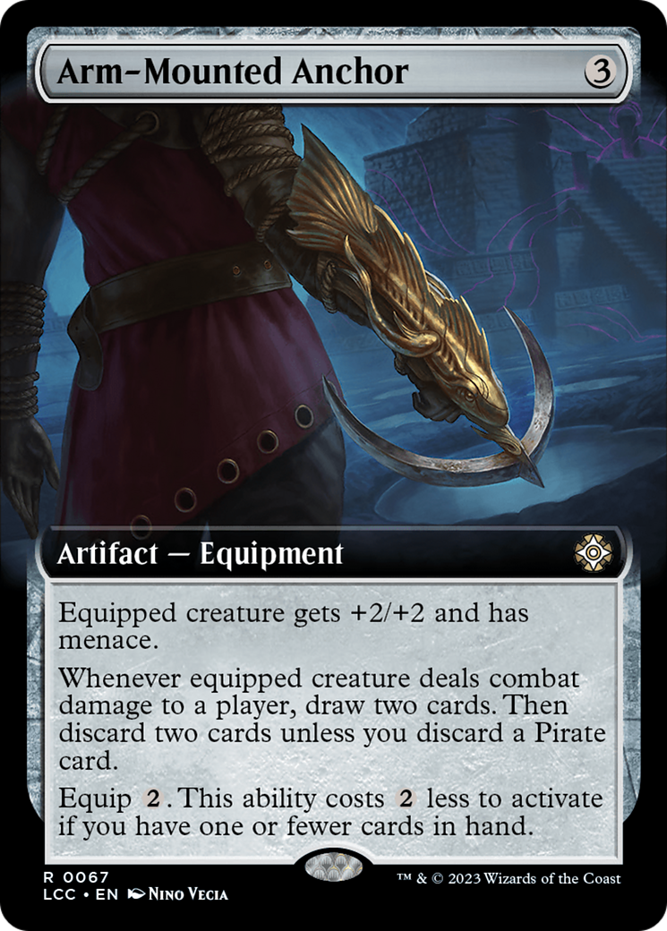Arm-Mounted Anchor (Extended Art) [The Lost Caverns of Ixalan Commander] | Game Grid - Logan