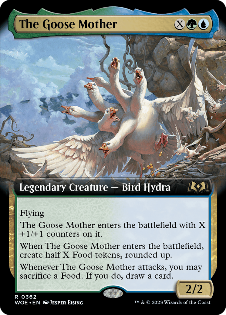 The Goose Mother (Extended Art) [Wilds of Eldraine] | Game Grid - Logan