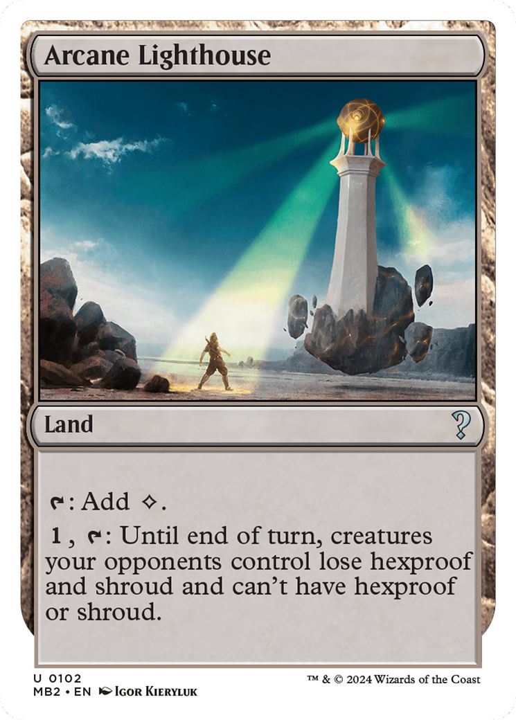 Arcane Lighthouse (White Border) [Mystery Booster 2] | Game Grid - Logan