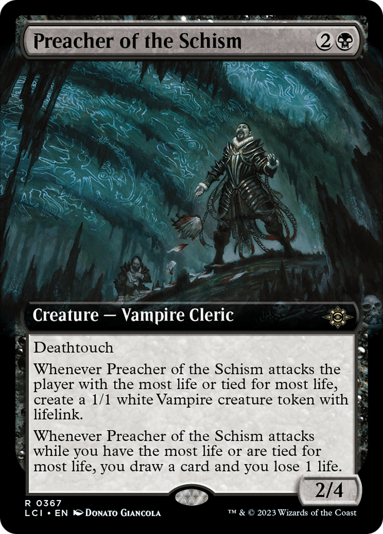 Preacher of the Schism (Extended Art) [The Lost Caverns of Ixalan] | Game Grid - Logan