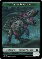 Fungus Dinosaur // Vampire Demon Double-Sided Token [The Lost Caverns of Ixalan Tokens] | Game Grid - Logan