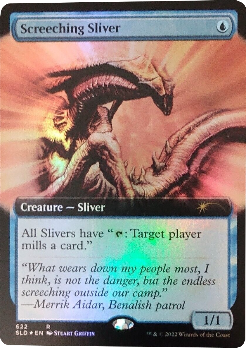 Screeching Sliver (Extended Art) [Secret Lair Drop Promos] | Game Grid - Logan