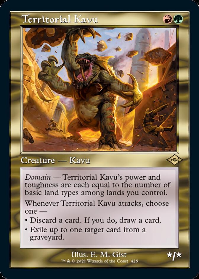 Territorial Kavu (Retro Foil Etched) [Modern Horizons 2] | Game Grid - Logan