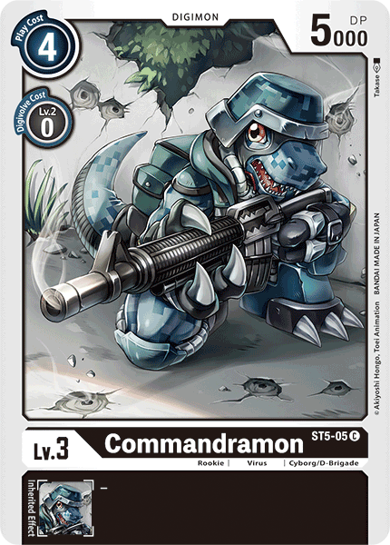 Commandramon [ST5-05] [Starter Deck: Machine Black] | Game Grid - Logan