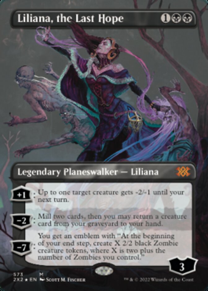 Liliana, the Last Hope (Textured Foil) [Double Masters 2022] | Game Grid - Logan