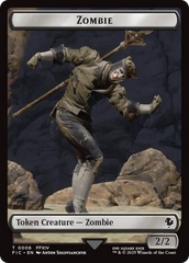 Moogle // Zombie Double-Sided Token (Surge Foil) [FINAL FANTASY Commander Tokens] | Game Grid - Logan