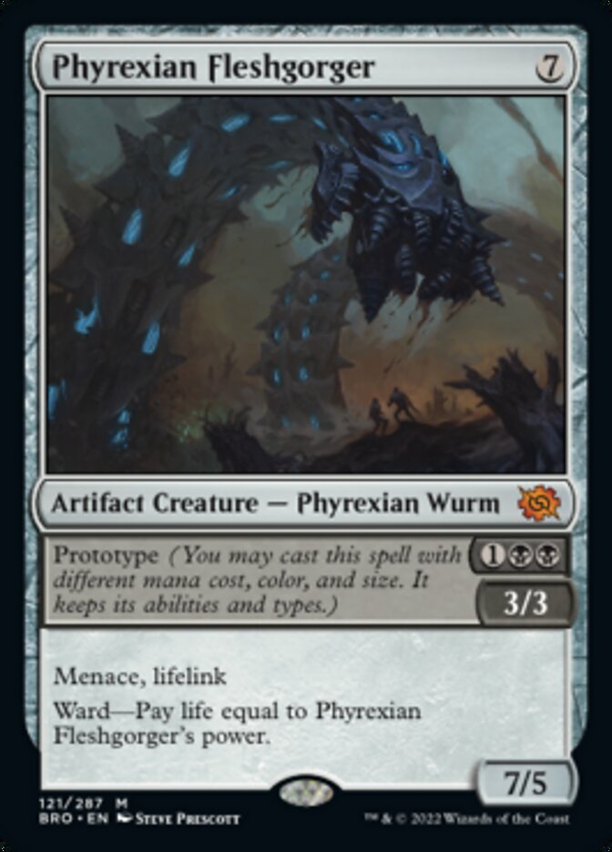 Phyrexian Fleshgorger (Promo Pack) [The Brothers' War Promos] | Game Grid - Logan