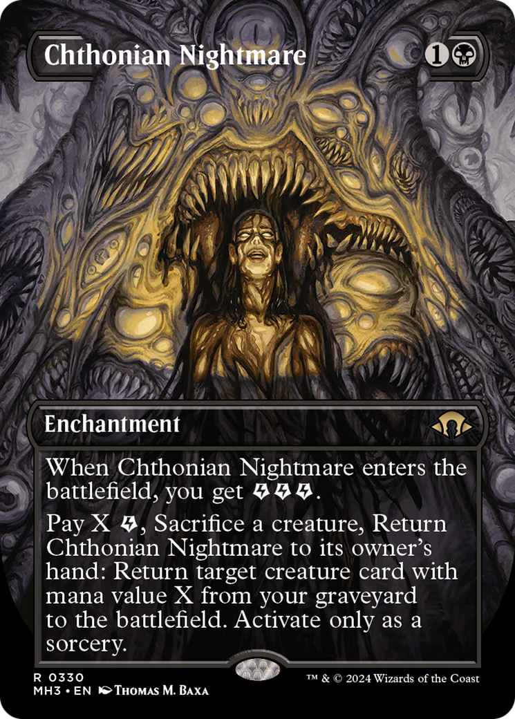 Chthonian Nightmare (Borderless) [Modern Horizons 3] | Game Grid - Logan