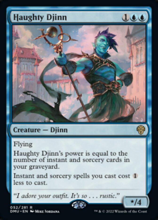 Haughty Djinn (Promo Pack) [Dominaria United Promos] | Game Grid - Logan