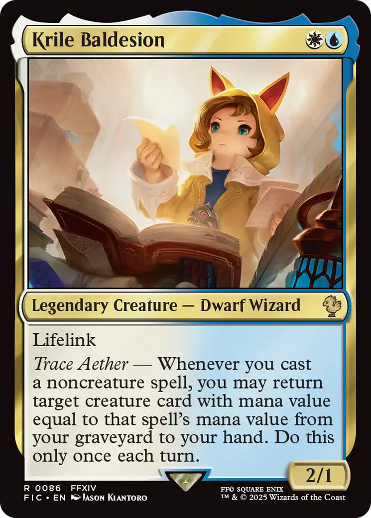 Krile Baldesion [FINAL FANTASY Commander] | Game Grid - Logan