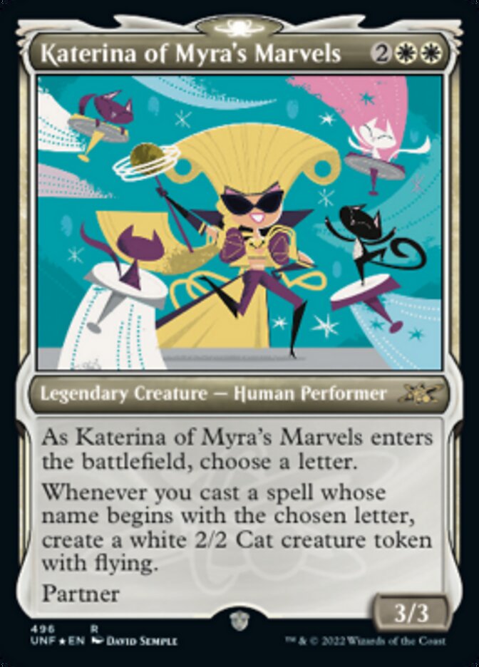 Katerina of Myra's Marvels (Showcase) (Galaxy Foil) [Unfinity] | Game Grid - Logan