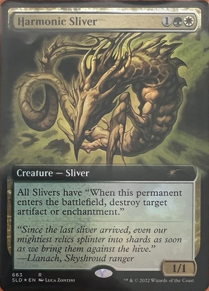 Harmonic Sliver (Extended Art) [Secret Lair Drop Promos] | Game Grid - Logan