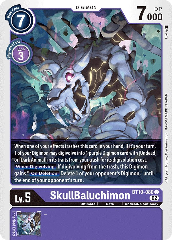 SkullBaluchimon [BT10-080] [Xros Encounter] | Game Grid - Logan