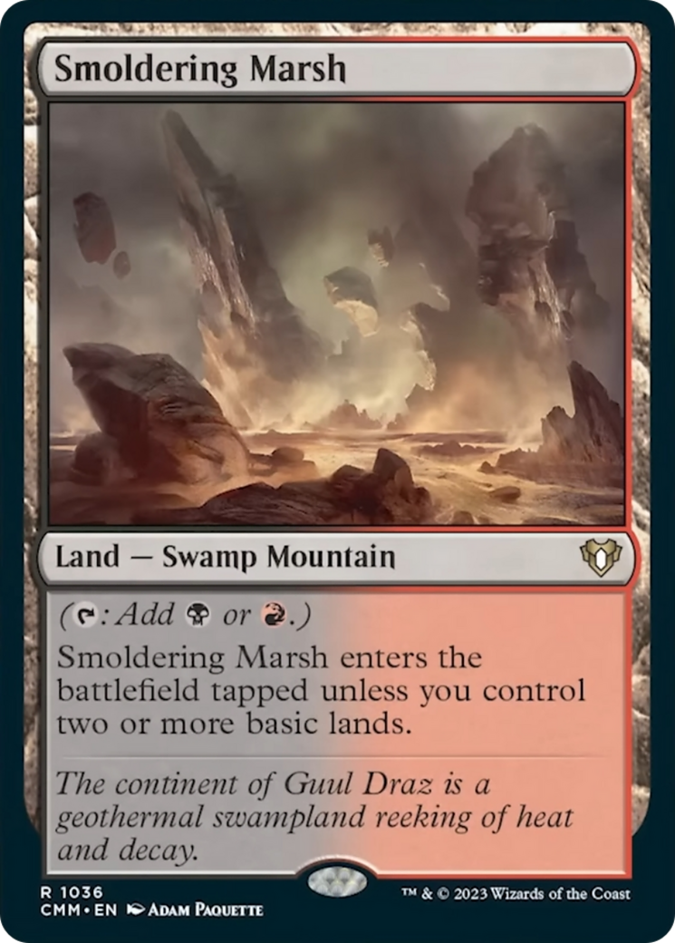 Smoldering Marsh [Commander Masters] | Game Grid - Logan