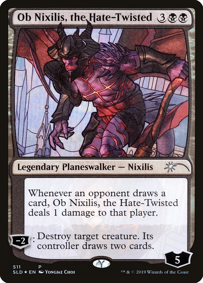 Ob Nixilis, the Hate-Twisted (Stained Glass) [Secret Lair Drop Promos] | Game Grid - Logan