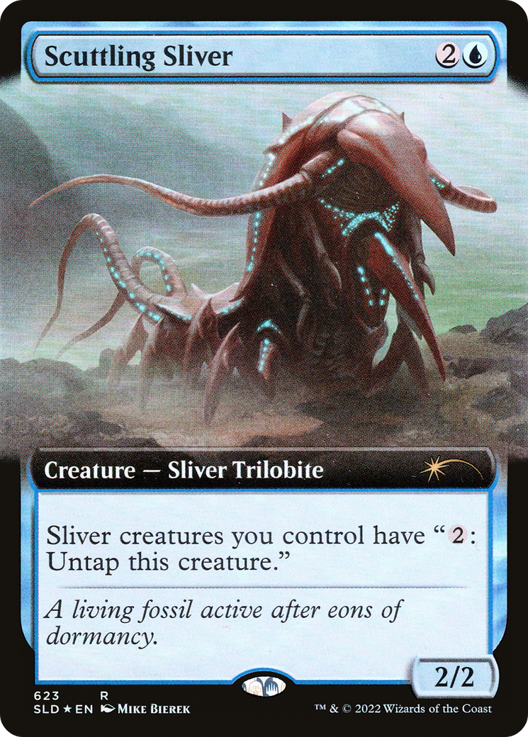 Scuttling Sliver (Extended Art) [Secret Lair Drop Promos] | Game Grid - Logan