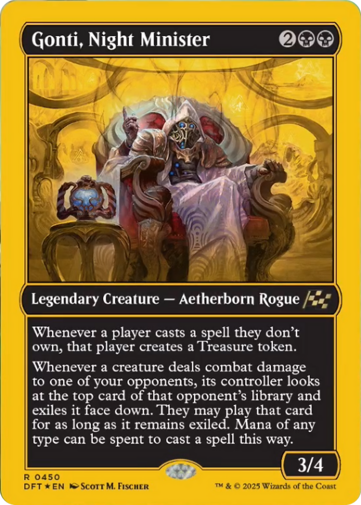 Gonti, Night Minister (First-Place Foil) [Aetherdrift] | Game Grid - Logan