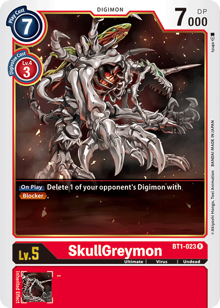 SkullGreymon [BT1-023] [Release Special Booster Ver.1.0] | Game Grid - Logan