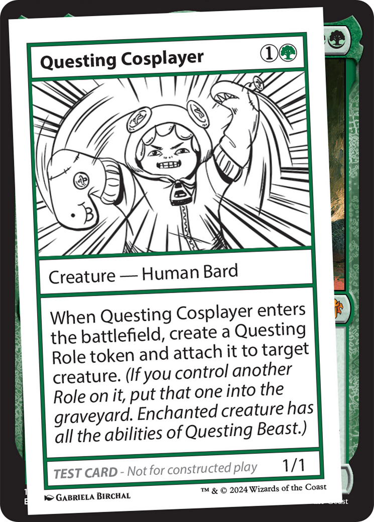 Questing Cosplayer [Mystery Booster 2 Playtest Cards] | Game Grid - Logan