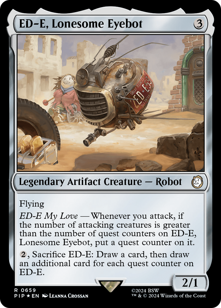 ED-E, Lonesome Eyebot (Surge Foil) [Fallout] | Game Grid - Logan