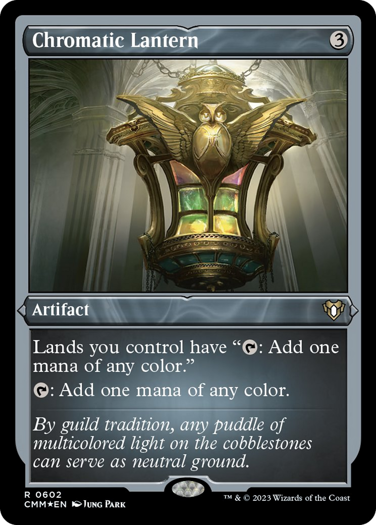 Chromatic Lantern (Foil Etched) [Commander Masters] | Game Grid - Logan