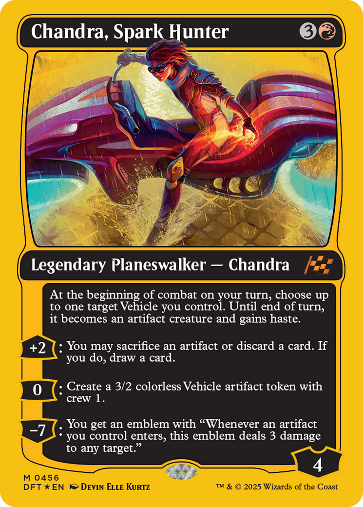 Chandra, Spark Hunter (First-Place Foil) [Aetherdrift] | Game Grid - Logan