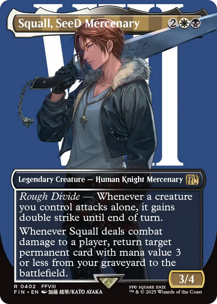 Squall, SeeD Mercenary (Borderless) [FINAL FANTASY] | Game Grid - Logan