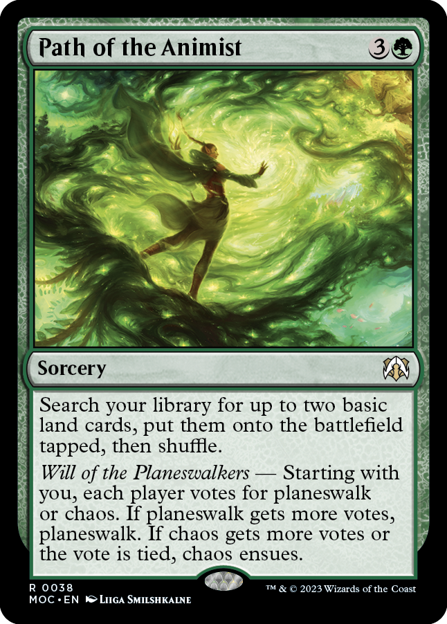 Path of the Animist [March of the Machine Commander] | Game Grid - Logan