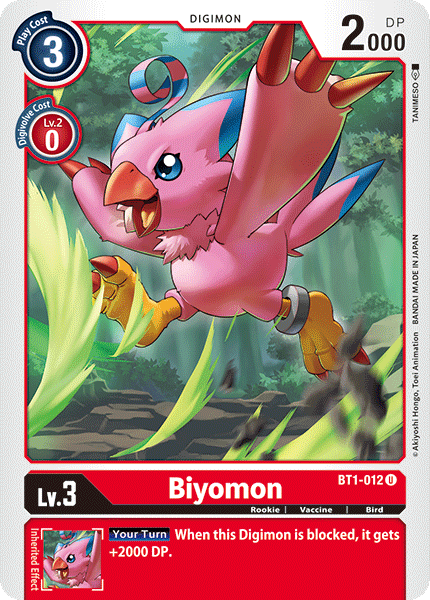Biyomon [BT1-012] [Release Special Booster Ver.1.0] | Game Grid - Logan