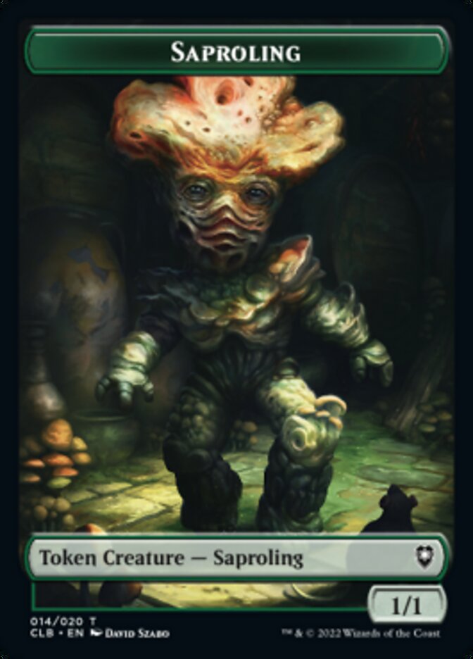 Saproling Token [Commander Legends: Battle for Baldur's Gate Tokens] | Game Grid - Logan