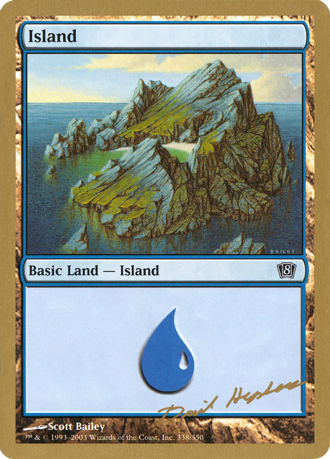 Island (dh338) (Dave Humpherys) [World Championship Decks 2003] | Game Grid - Logan