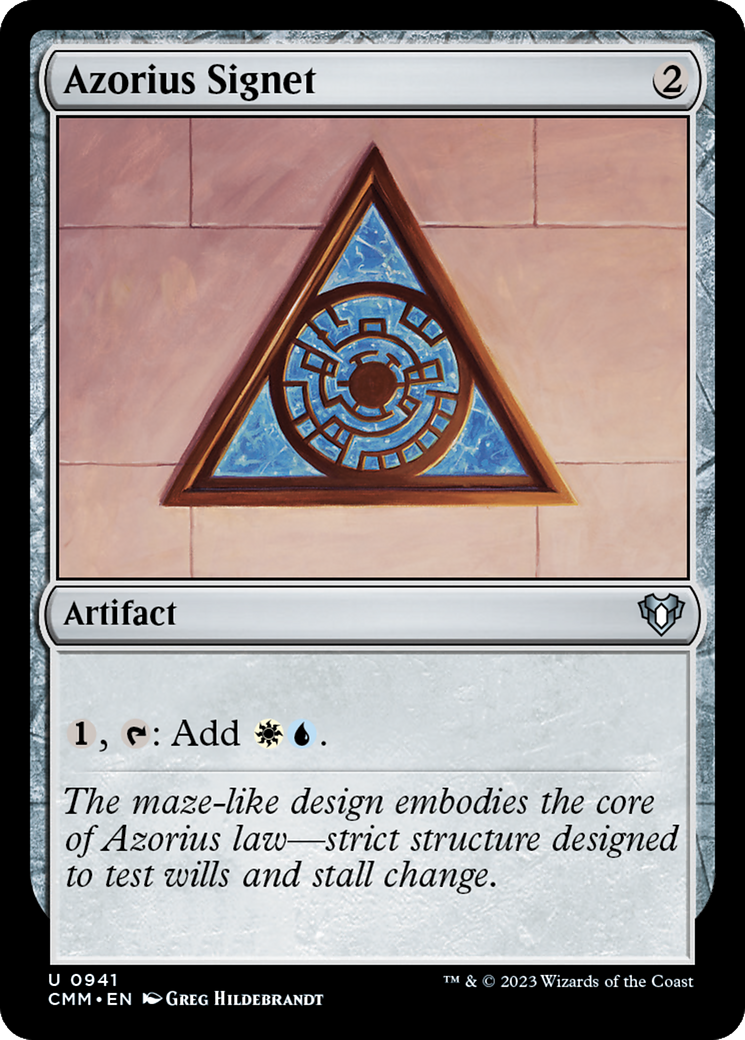 Azorius Signet [Commander Masters] | Game Grid - Logan