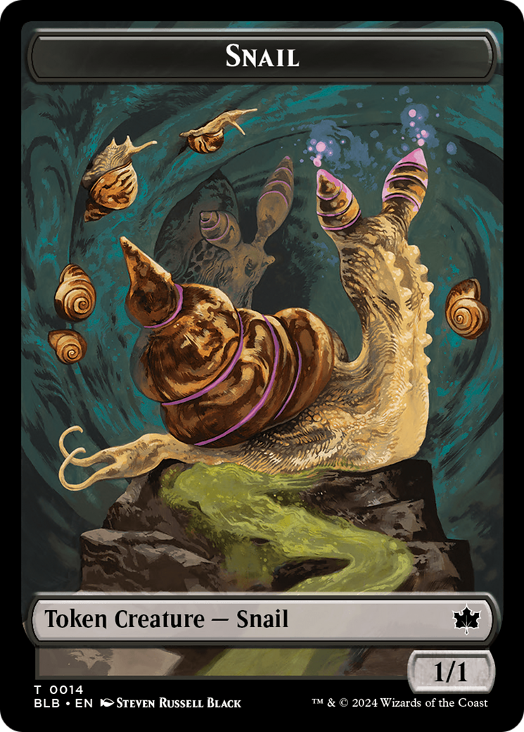 Snail Token [Bloomburrow Tokens] | Game Grid - Logan