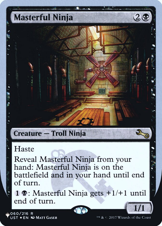 Masterful Ninja (Unfinity Foil Edition) [The List] | Game Grid - Logan