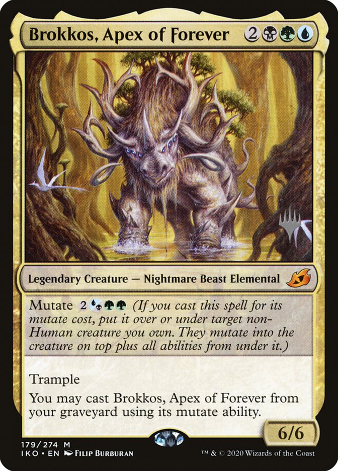 Brokkos, Apex of Forever (Promo Pack) [Ikoria: Lair of Behemoths Promos] | Game Grid - Logan