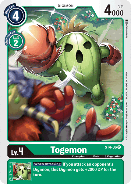 Togemon [ST4-06] [Starter Deck: Giga Green] | Game Grid - Logan