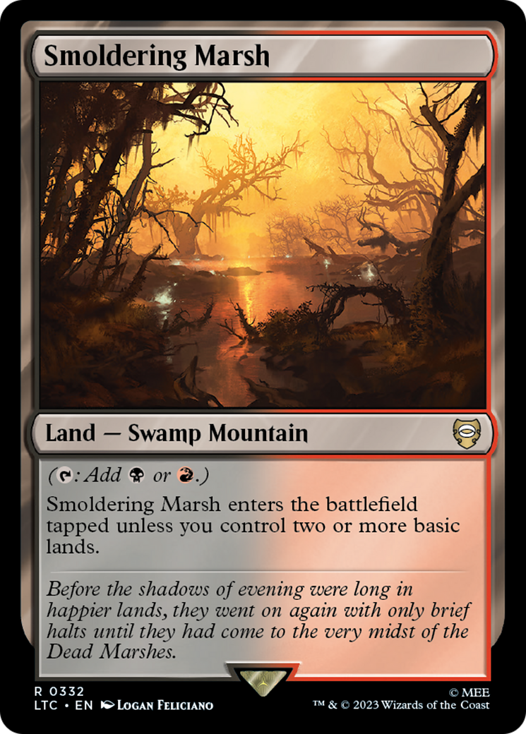 Smoldering Marsh [The Lord of the Rings: Tales of Middle-Earth Commander] | Game Grid - Logan