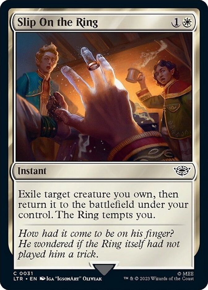 Slip on the Ring [The Lord of the Rings: Tales of Middle-Earth] | Game Grid - Logan