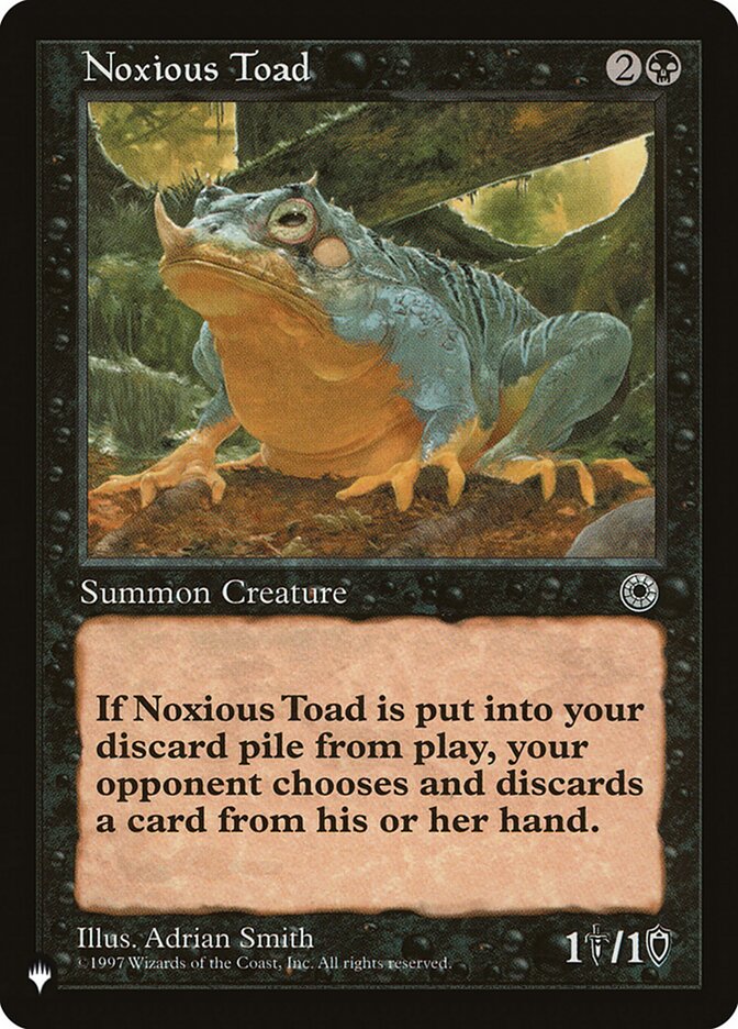 Noxious Toad [The List] | Game Grid - Logan