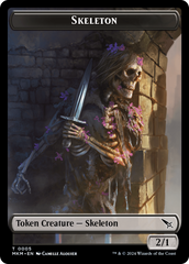 Detective // Skeleton Double-Sided Token [Murders at Karlov Manor Tokens] | Game Grid - Logan