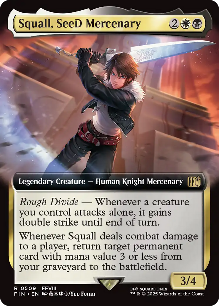 Squall, SeeD Mercenary (Extended Art) [FINAL FANTASY] | Game Grid - Logan