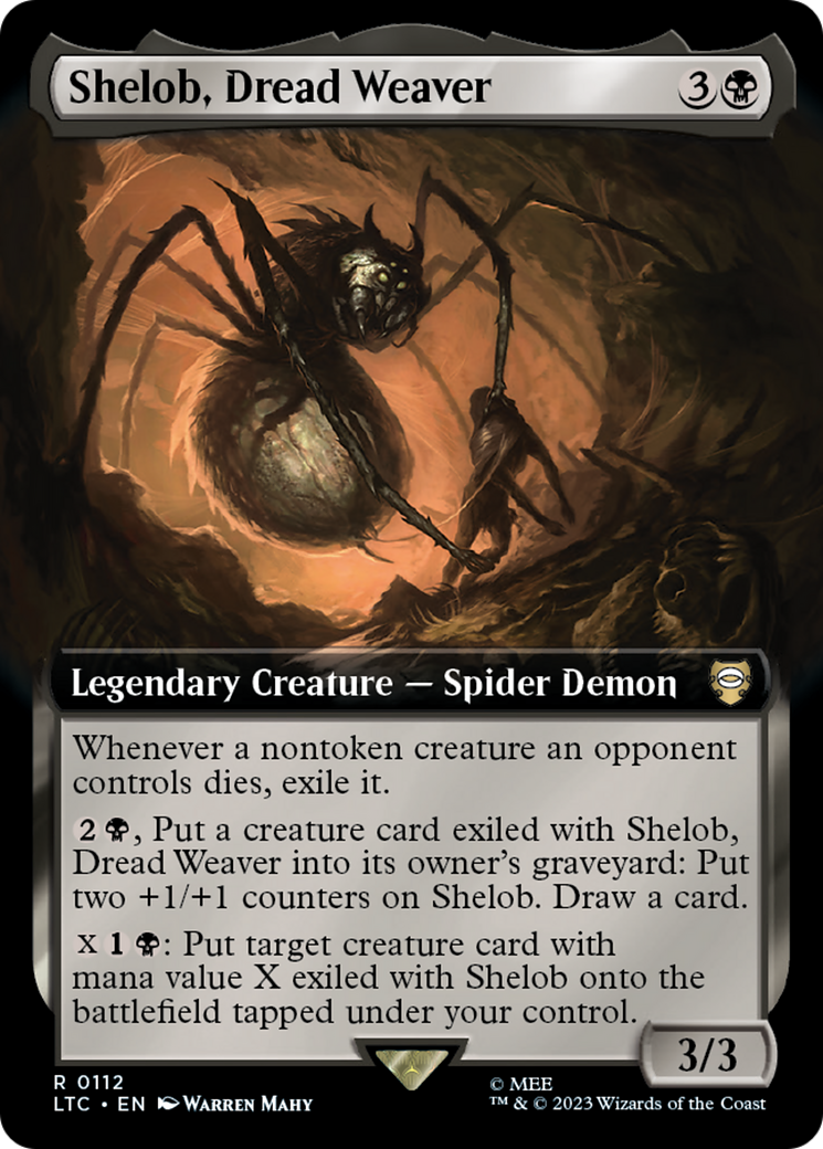 Shelob, Dread Weaver (Extended Art) [The Lord of the Rings: Tales of Middle-Earth Commander] | Game Grid - Logan