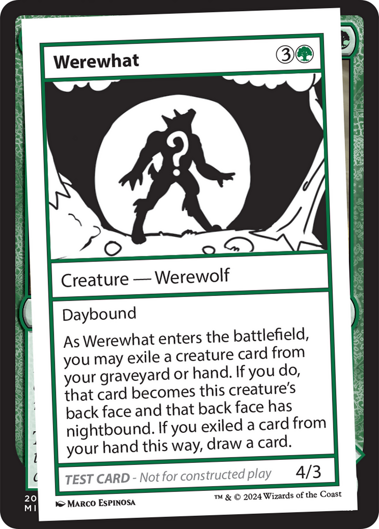 Werewhat [Mystery Booster 2 Playtest Cards] | Game Grid - Logan